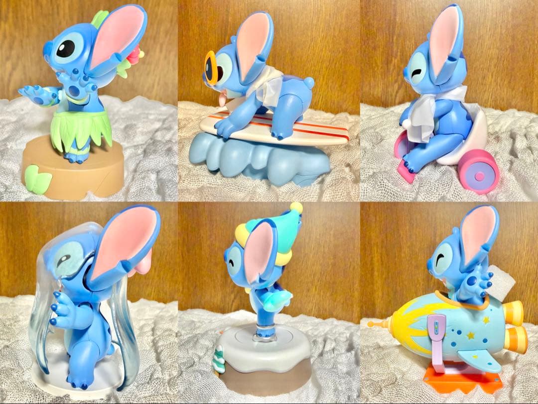 ディズニー　スティッチ　フィギュア　わくわくコレクション　コンプセット