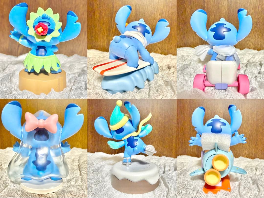 ディズニー　スティッチ　フィギュア　わくわくコレクション　コンプセット