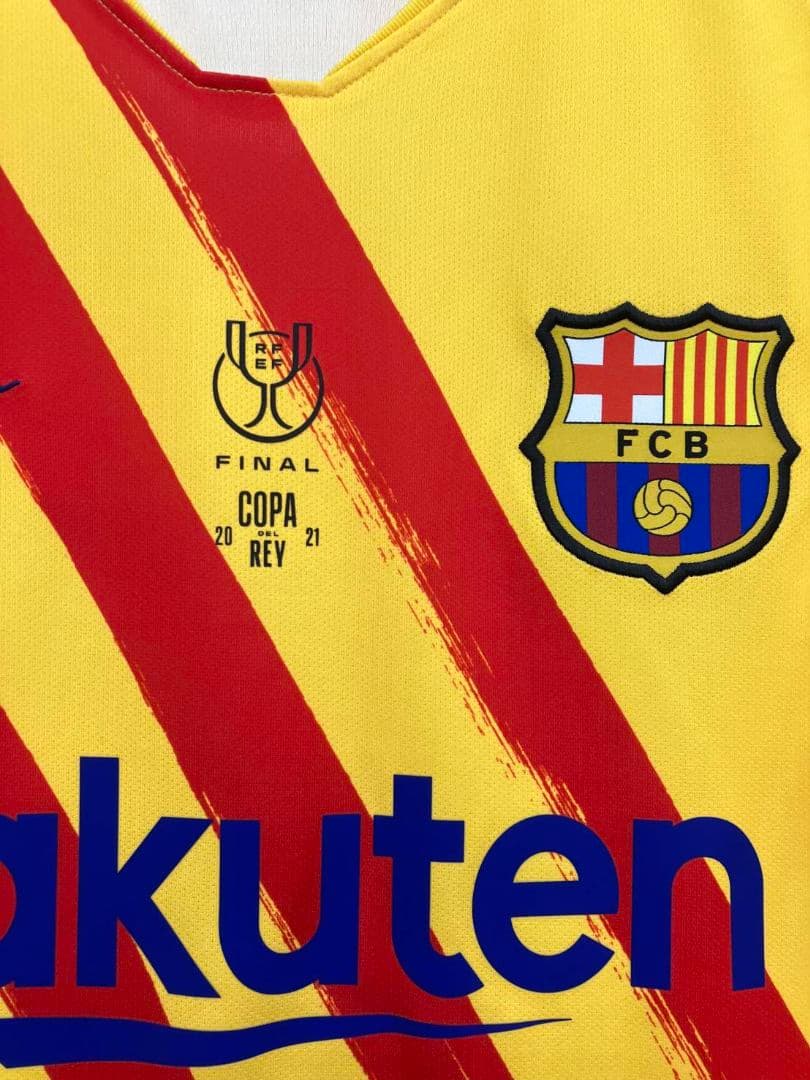 20-21 バルセロナ　メッシ　コパ・デル・レイ　フルパッチユニフォーム