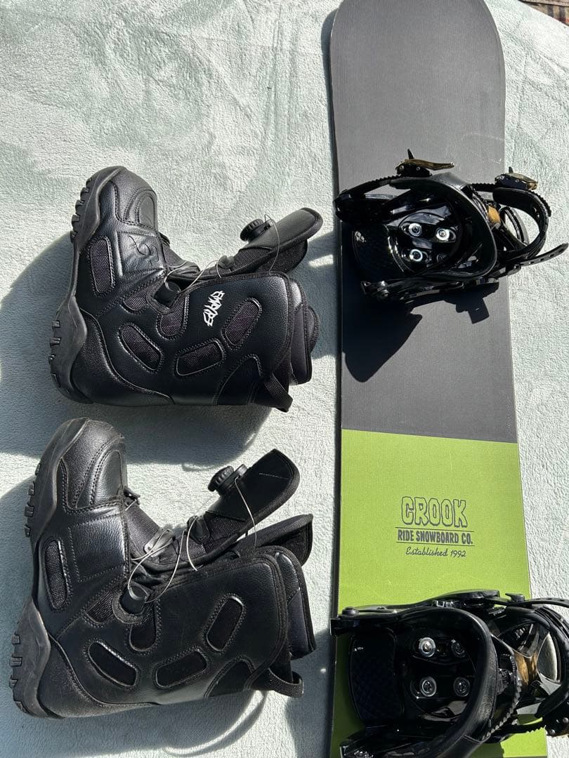 美品　152cm日本未発売　ライド CROOK ブーツ・ケース付き