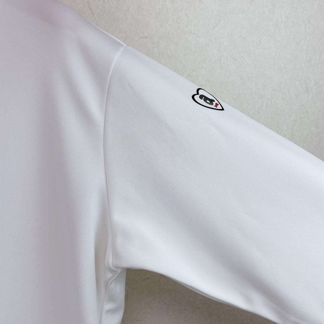 【新品未使用 アルチビオ】機能薄手ダンボールニットロゴビーズパーカー刺繡40号