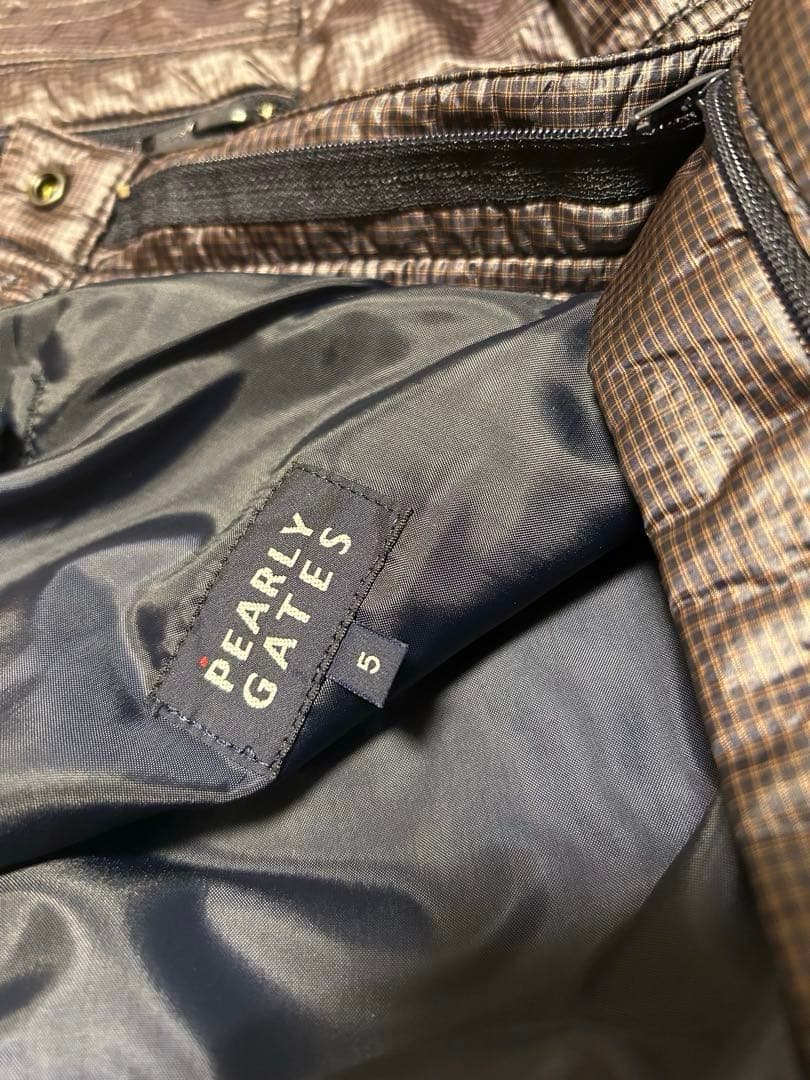 【パーリーゲイツ】中綿パンツ パープル　サイズ5