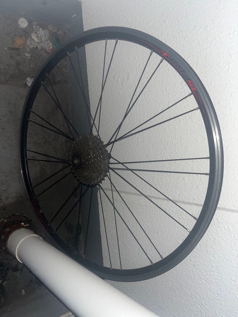 ブラック 完組ホイール 6速スプロケット