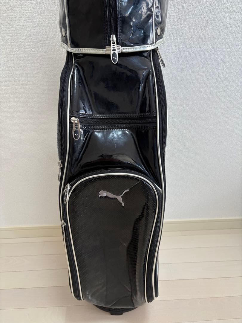 【状態良好】PUMA ゴルフバッグ ブラック　キャディバッグ