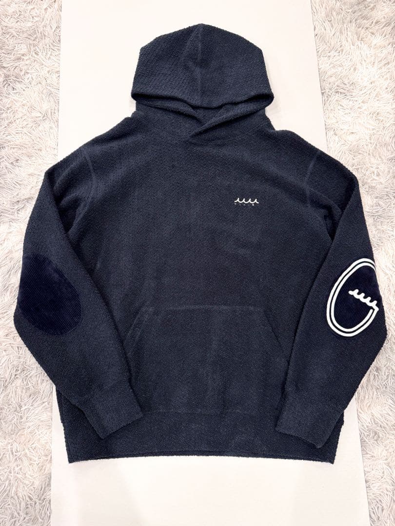 muta MARINE バイアスラッチパイル プルオーバーパーカー