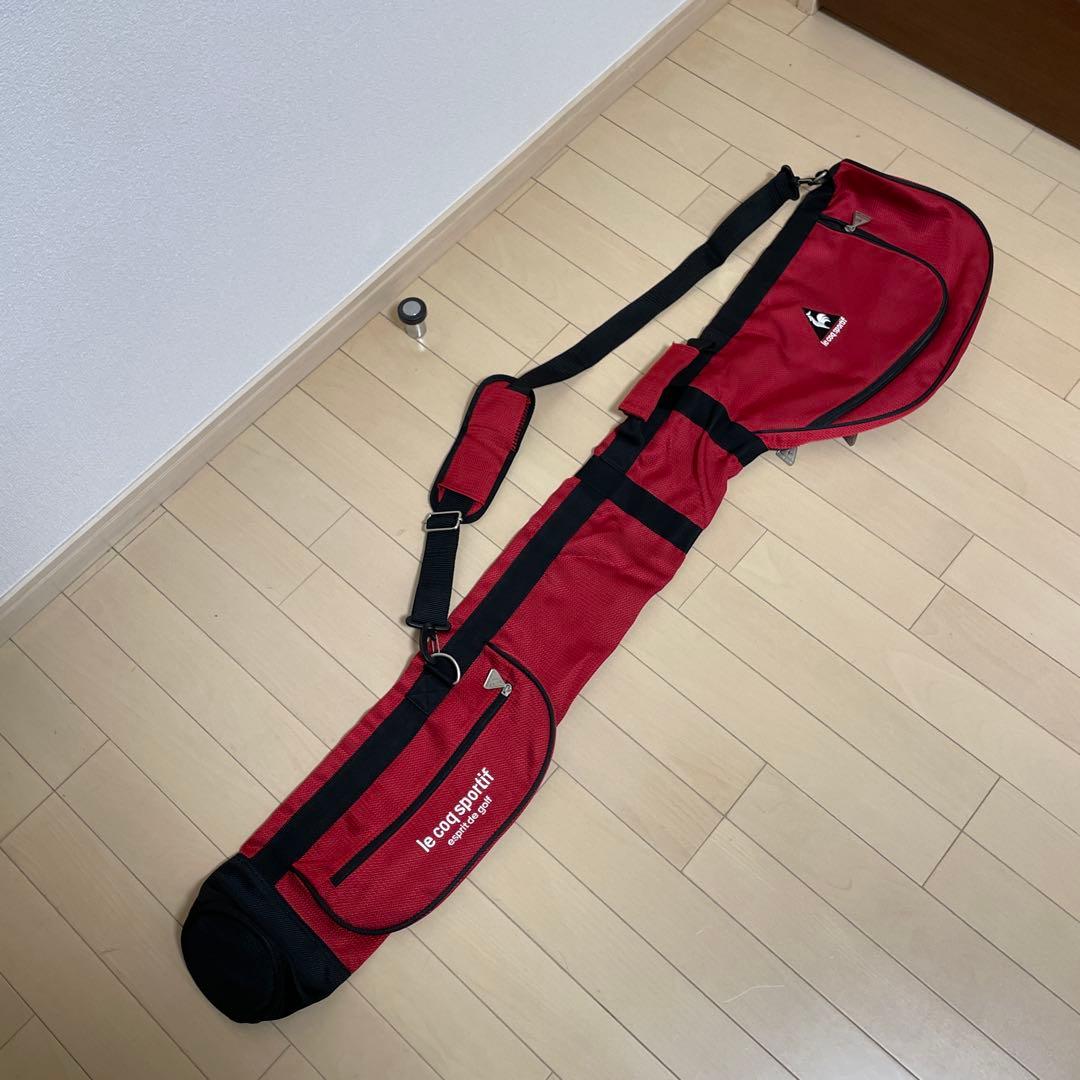 ルコック キャディバッグ・トラベルカバー・アイアンヘッドカバー 他一式