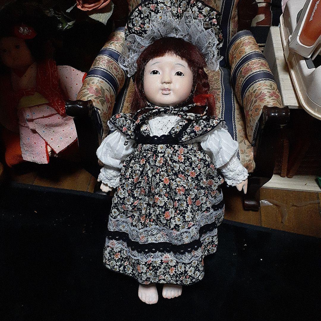 市松人形、和製ビスクドール