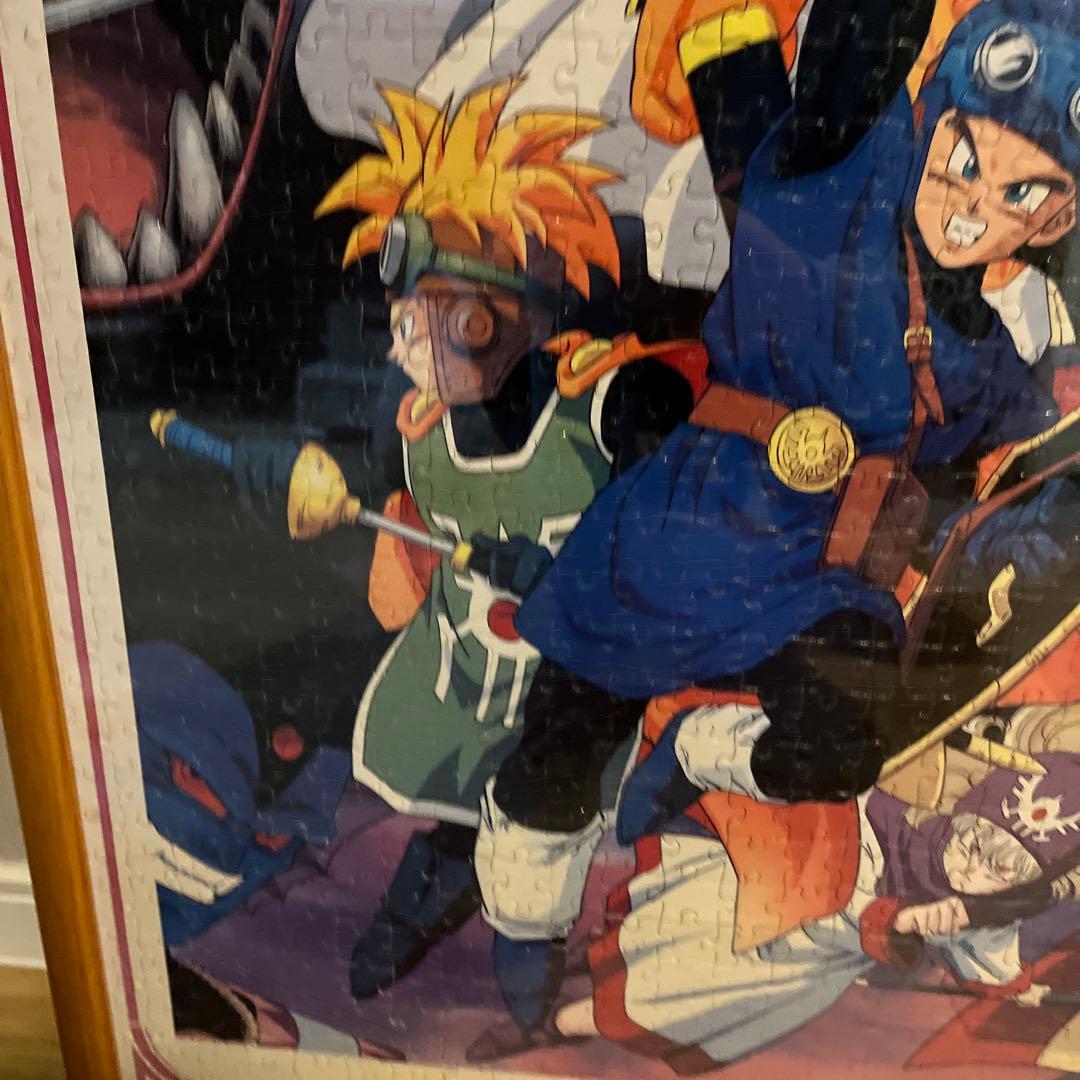 リメイク決定　当時物　90s ドラクエ1.2 糊付け済み完成パズル　鳥山明