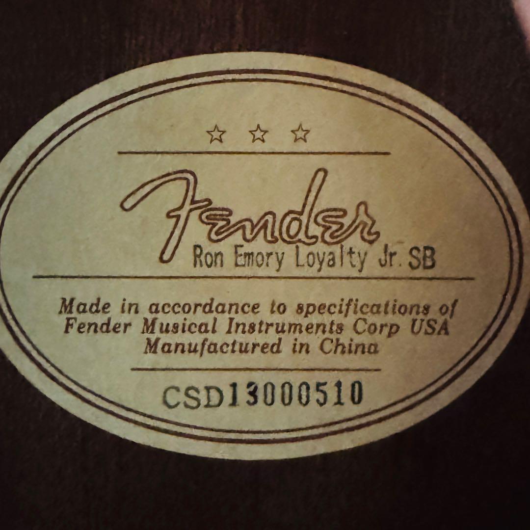 【けい】　Fender Ron Emory Loyalty Jr.SB