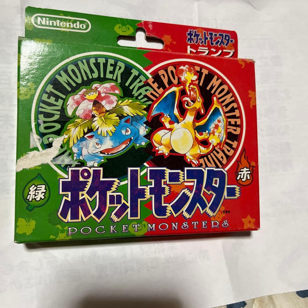 ポケットモンスター トランプセット　緑　赤