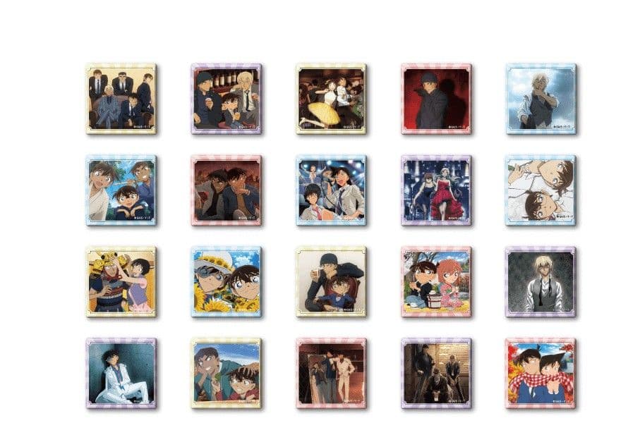 名探偵コナン　コナンランド　メモリアル缶バッジ　スペシャルver　コンプ BOX