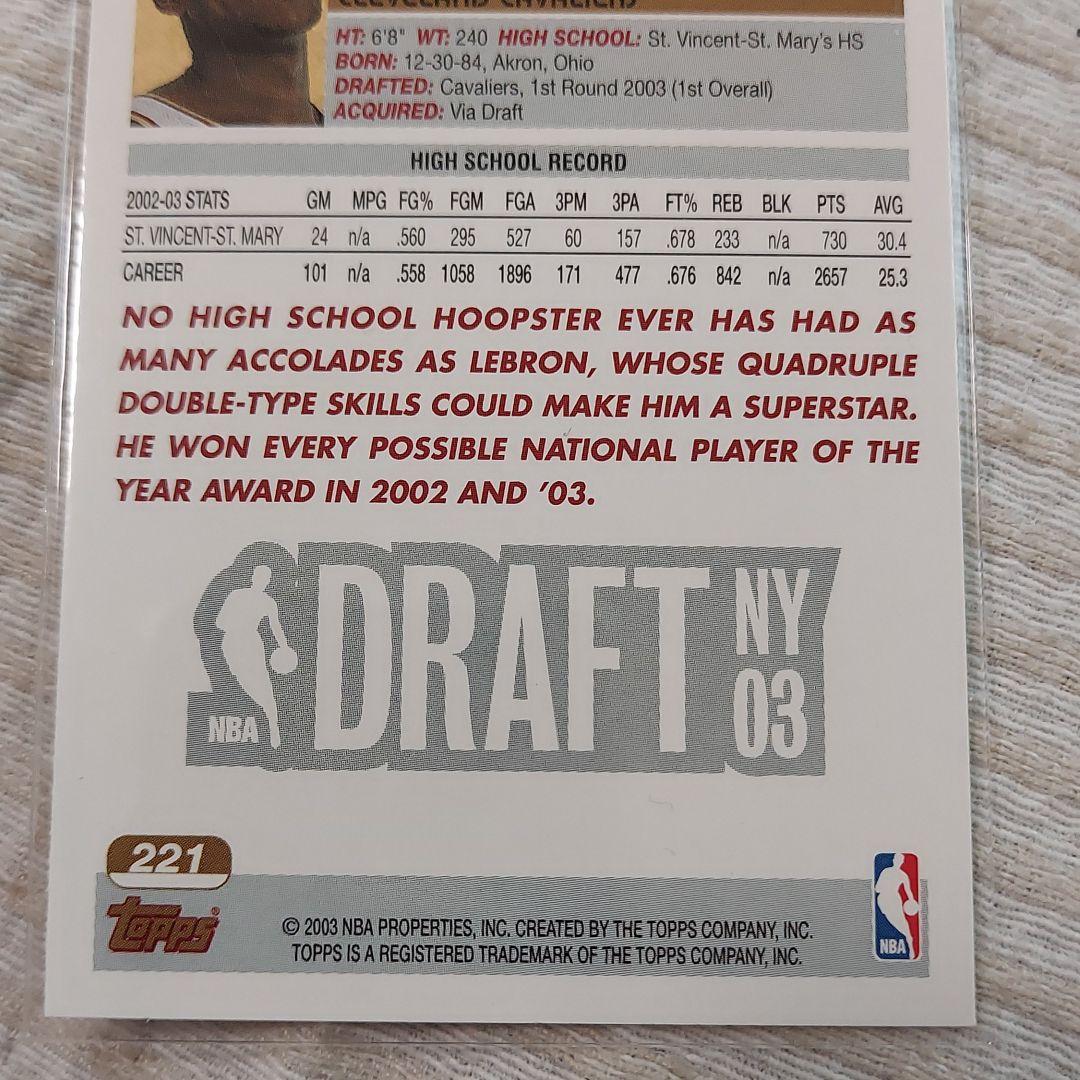 レブロン・ジェームズ、レブロン、バスケ、NBA、ルーキー