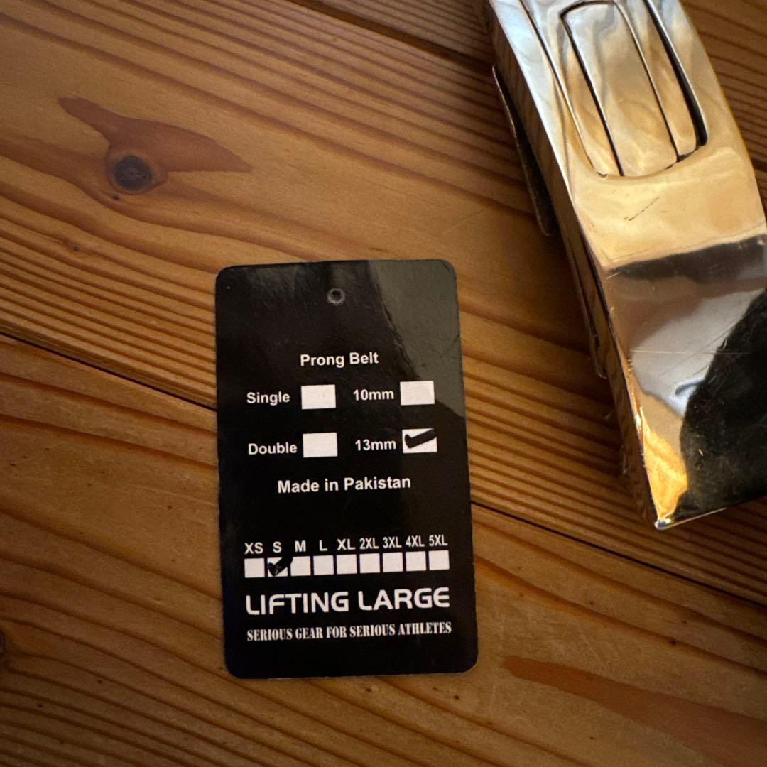 LIFTING LARGE トレーニングパワーベルトアジャスタブルバックルIPF