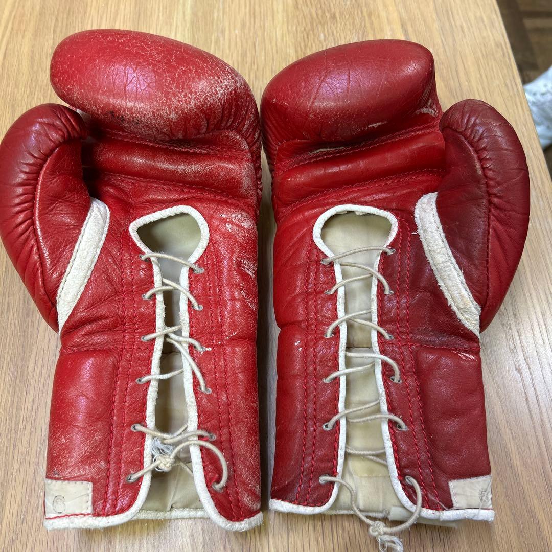 Winning ボクシンググローブ 赤 6oz