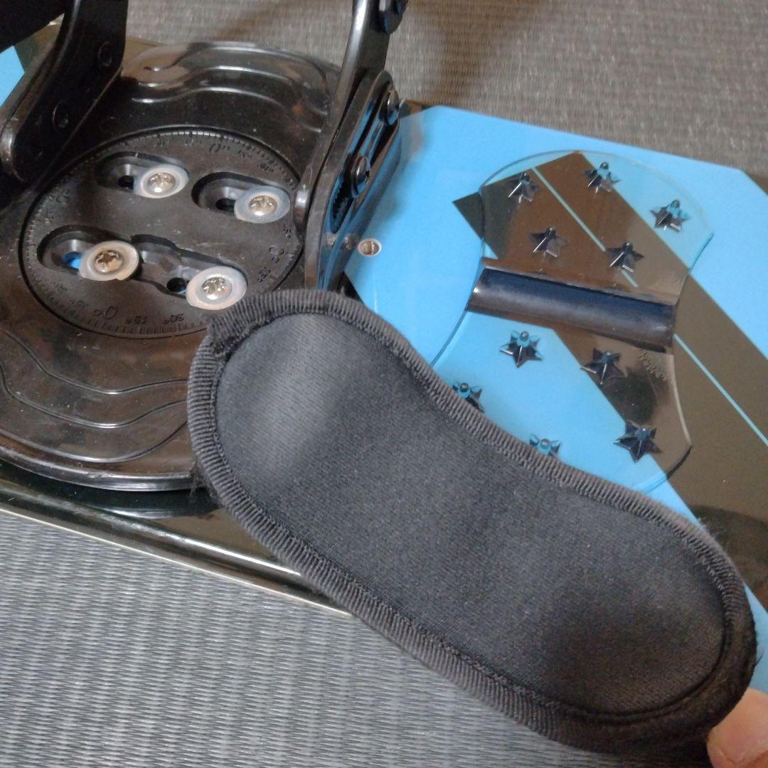 DUB ジュニアスノーボード110cm ビンディング 滑り止め＆コード付