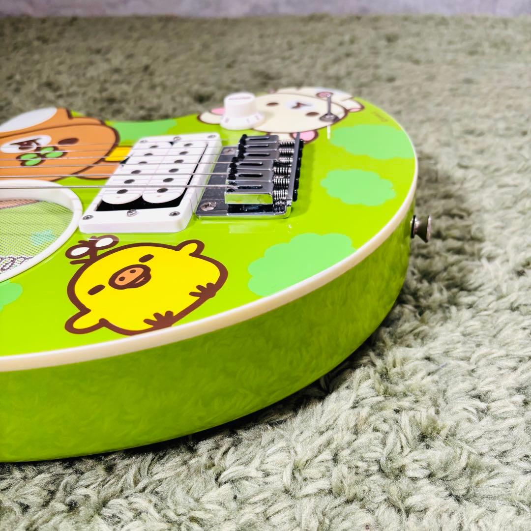 フェルナンデス ZO-3 リラックマ エレキギター ピンク ケース ピック付き