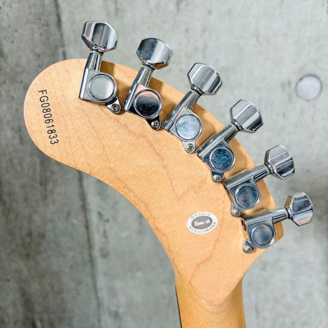 フェルナンデス ZO-3 リラックマ エレキギター ピンク ケース ピック付き