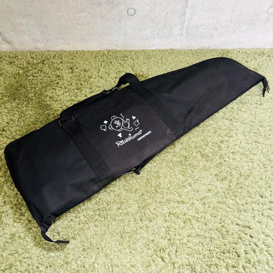 フェルナンデス ZO-3 リラックマ エレキギター ピンク ケース ピック付き