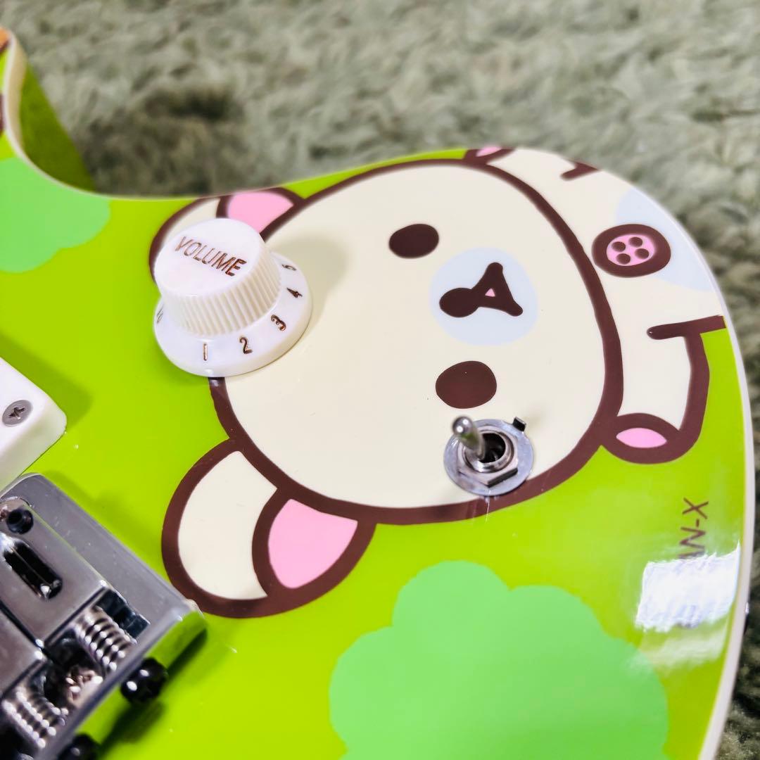 フェルナンデス ZO-3 リラックマ エレキギター ピンク ケース ピック付き