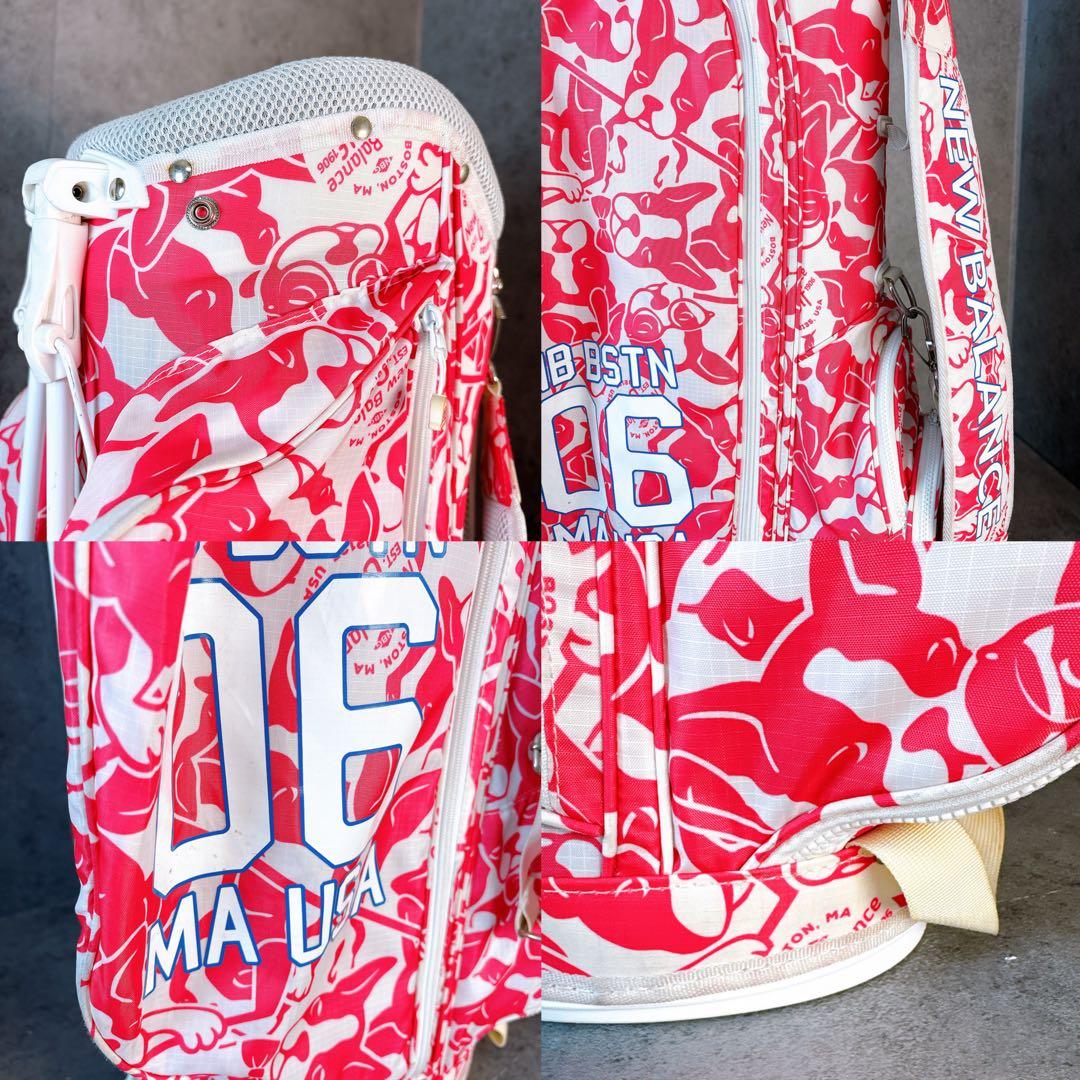 8.5型スタンド式キャディバッグ　NewBalanceニューバランス軽量　可愛い