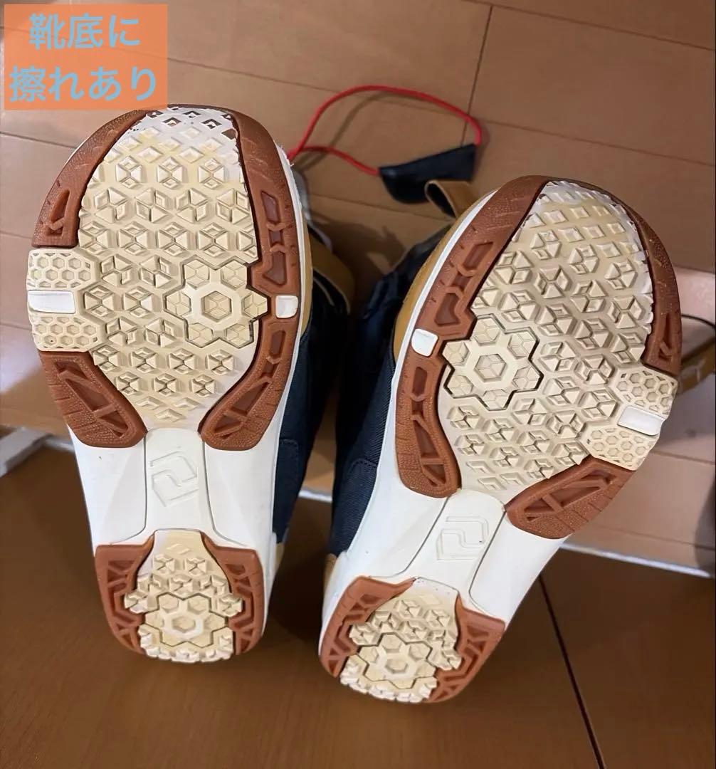 DEELUXEスノーボードブーツ23cm LalaRAYデニムサーモインナー付