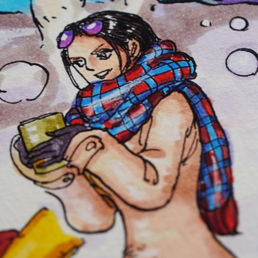 【未開封】ONE PIECE マンガアート(NFT) 雪と狼