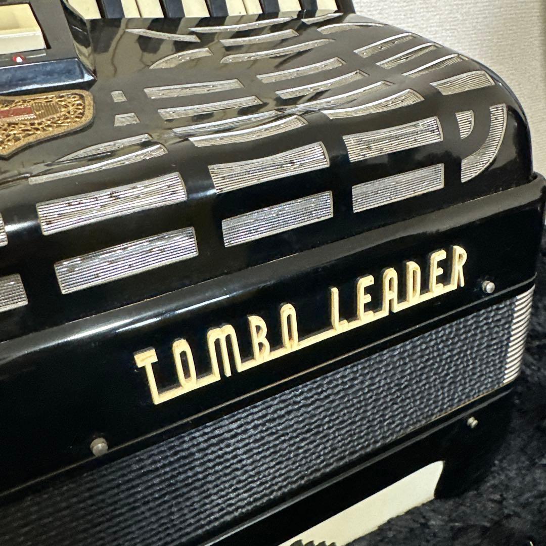 TOMBO No.52 アコーディオン 鍵盤楽器 ケース付属 黒