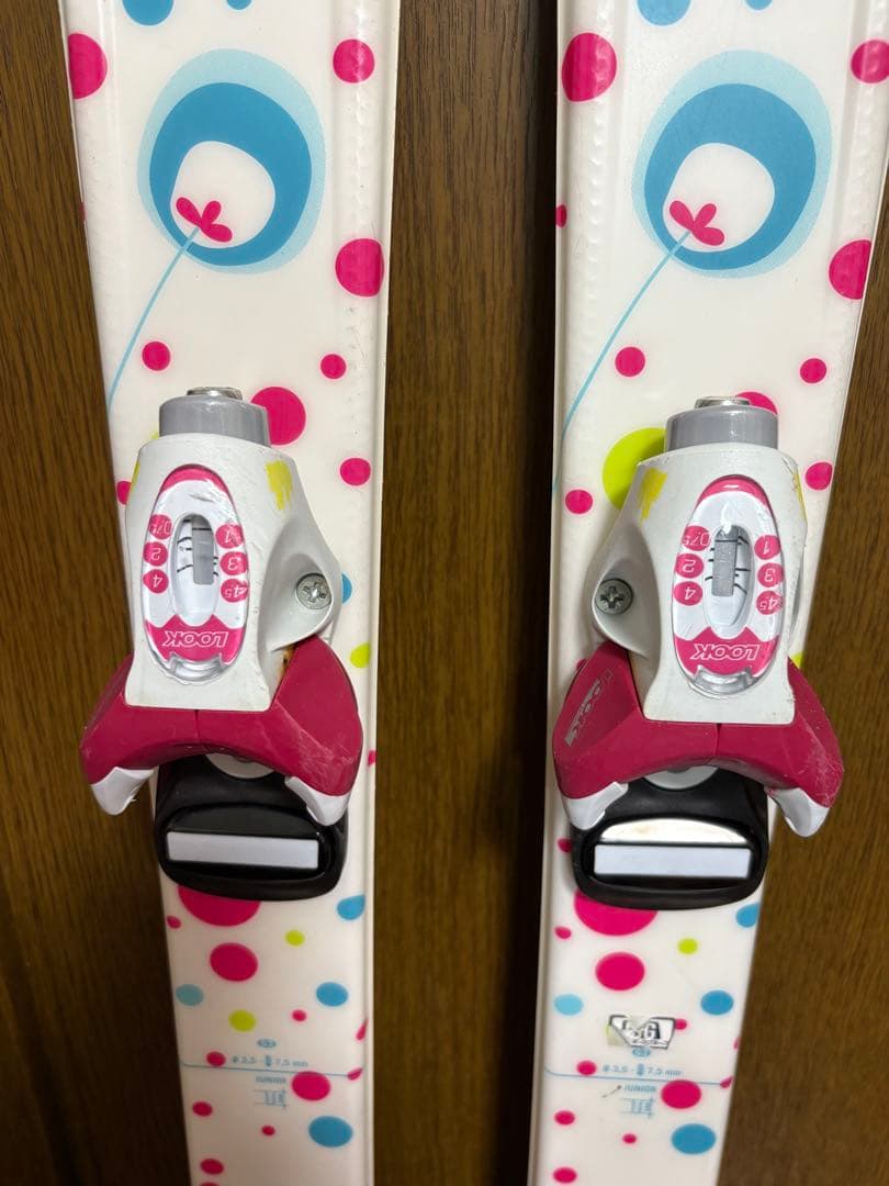 スキー板、ストック120センチセット