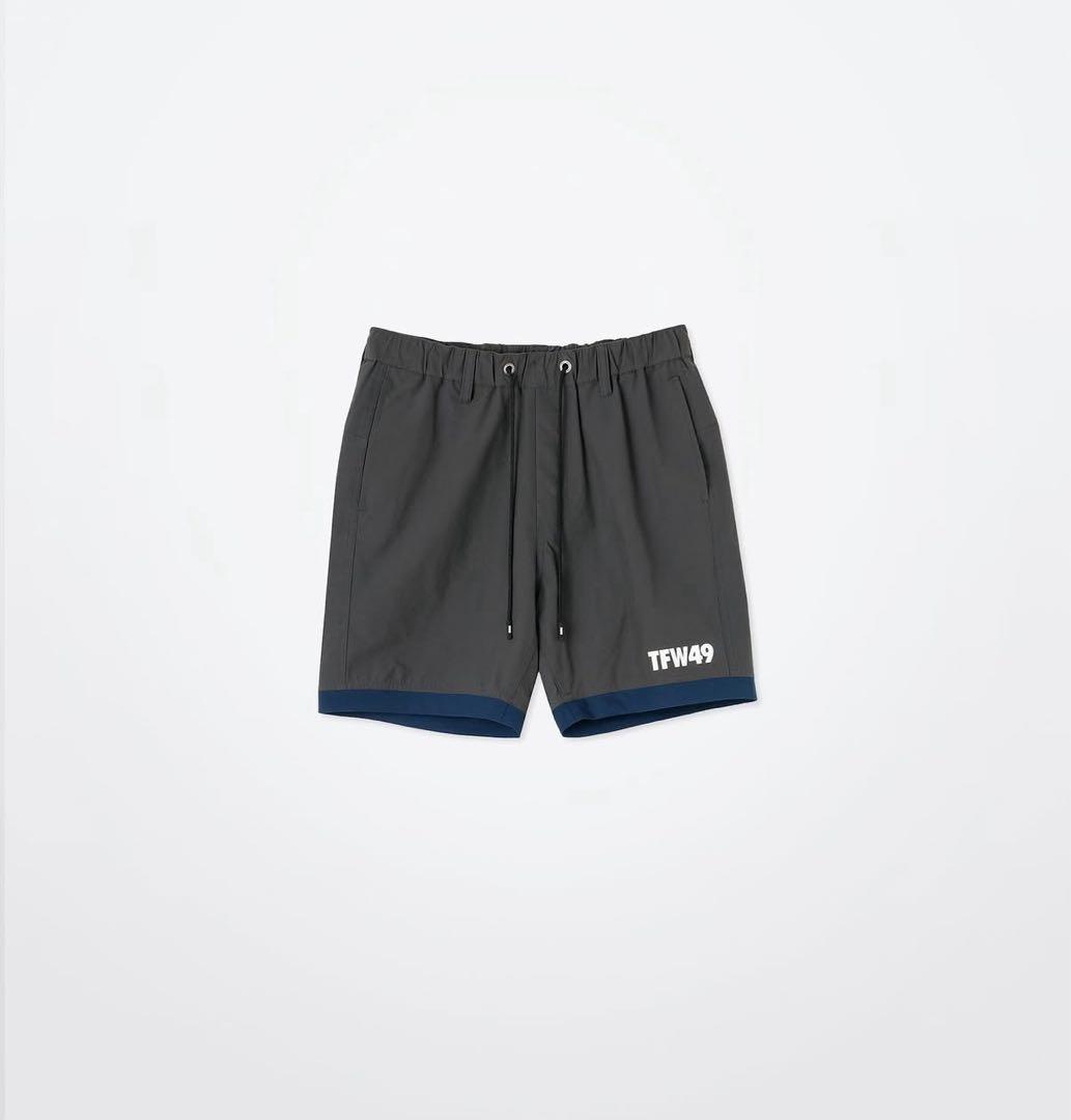 TFW49 NYLON PANTS ブラック&グレー　2枚セット