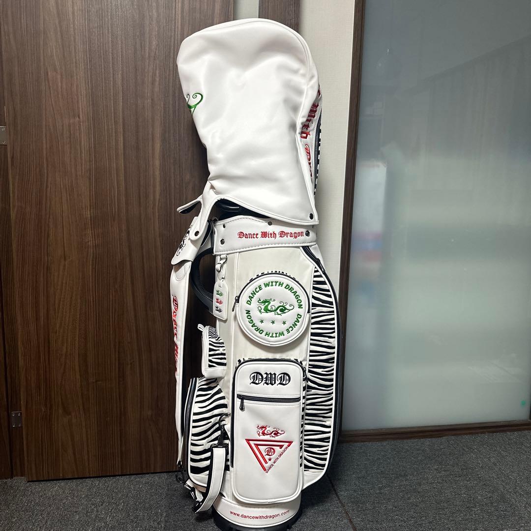 『値下げ』新品Dance With Dragon キャディバッグ ホワイト