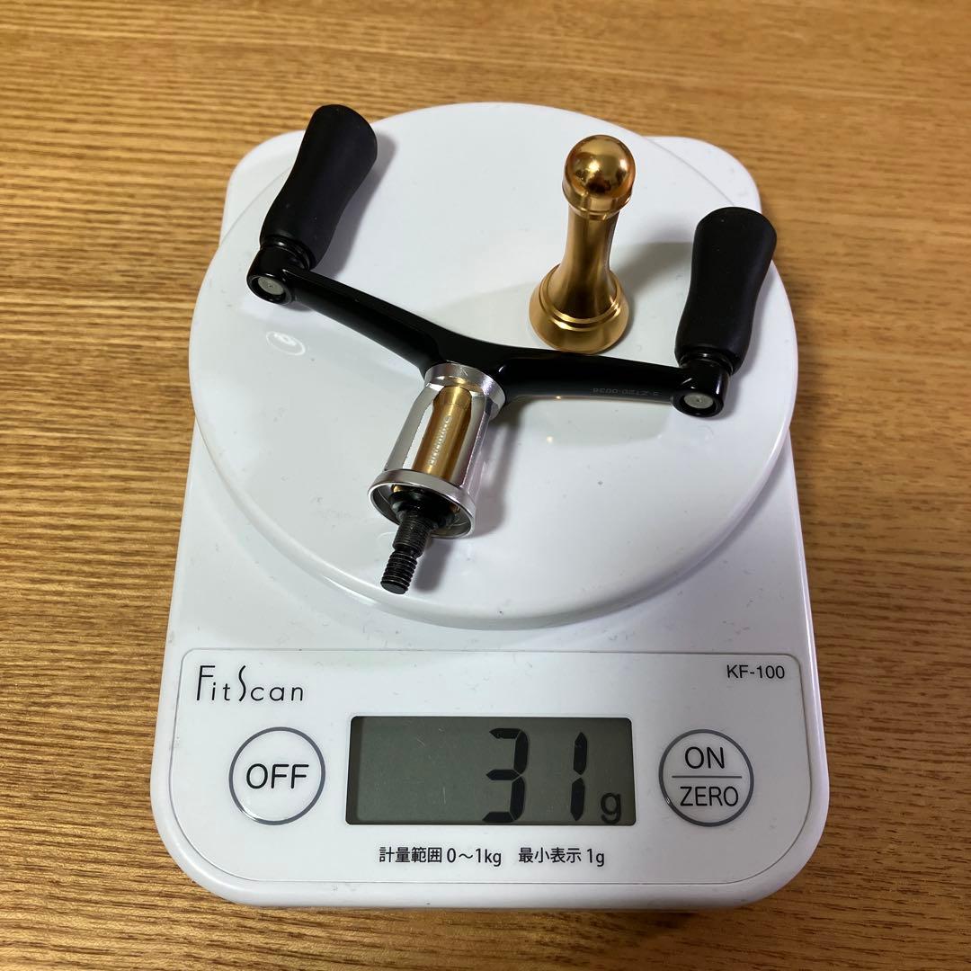 極上美品　夢屋　Mgダブルハンドル 38mm ノブ I型SS センシティブ