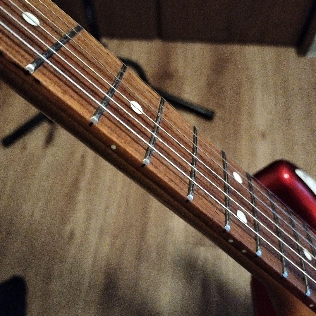 中古エレキギター　mushroom　ストラトキャスター レッド