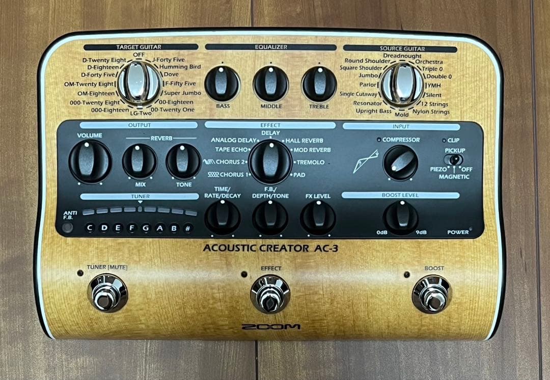 ギター ZOOM ACOUSTIC CREATOR AC-3
