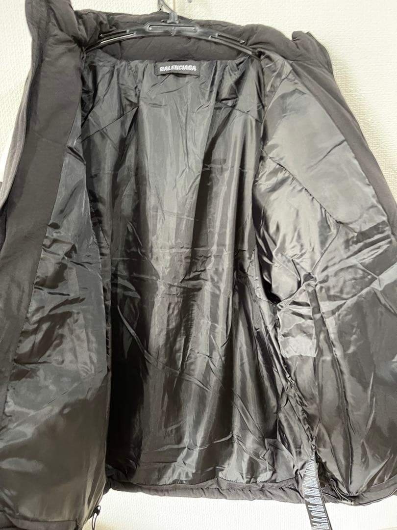 balenciaga サッカー ベンチコート 黒/白 XLサイズ