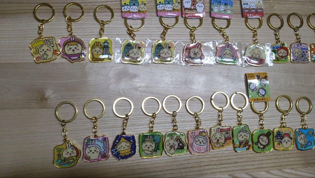 大人気!!ちいかわ うさぎ ご当地 キーホルダーセット