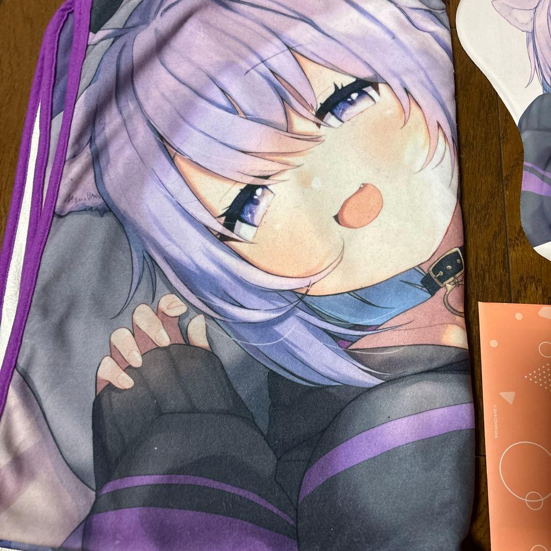 ホロライブ 猫又おかゆ60万人記念セット+直筆サインイラストポストカードもう一枚