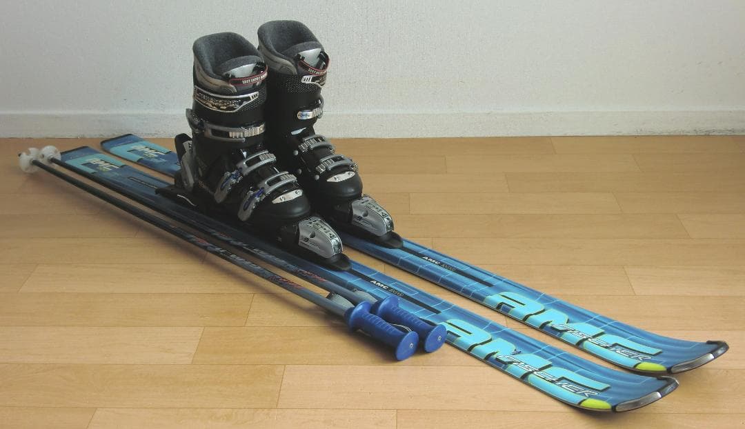 ■■送料無料■FISCHER■メンズスキーセット■板150靴25.5■メンテ付■