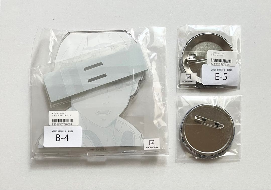 WIND BREAKER ウィンブレ　梶蓮　くじメイト　缶バッジ　アクスタ