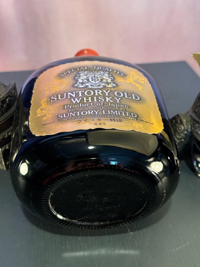 レア飾g&g 戦国武将 鎧兜 サントリー760ml 43度 グレーン