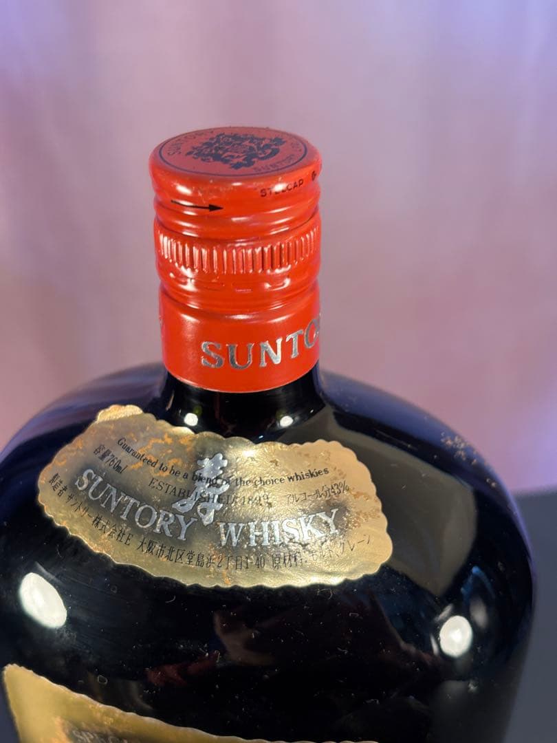 レア飾g&g 戦国武将 鎧兜 サントリー760ml 43度 グレーン