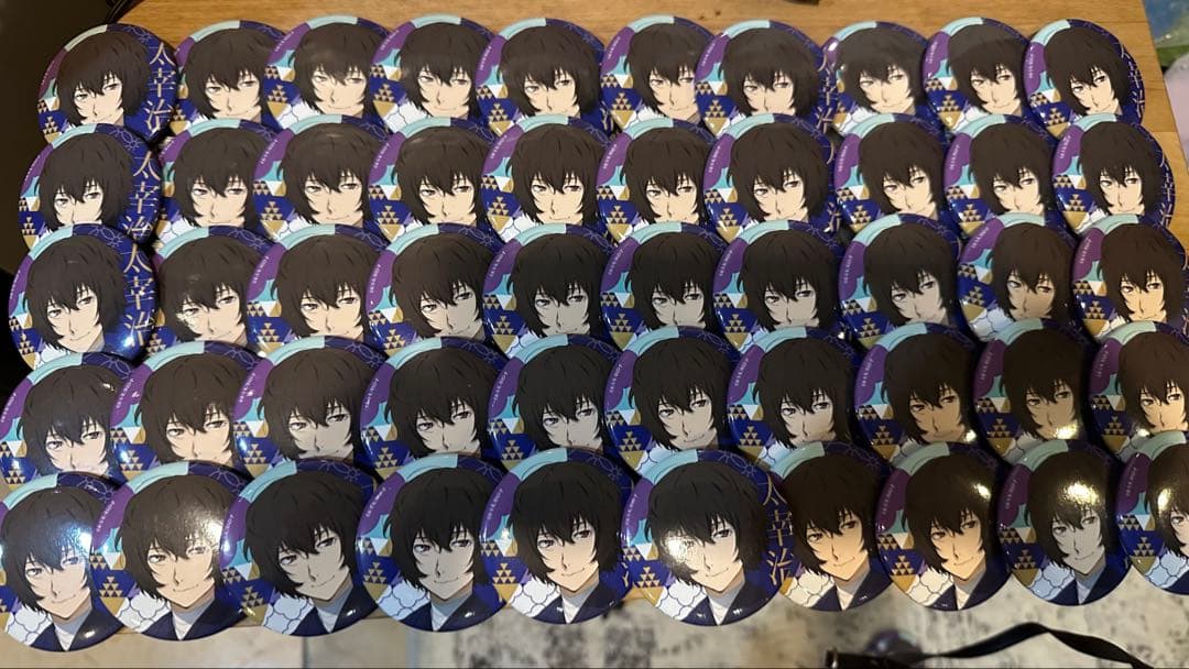 太宰治　文スト　缶バッジセット　イタバ組み100個