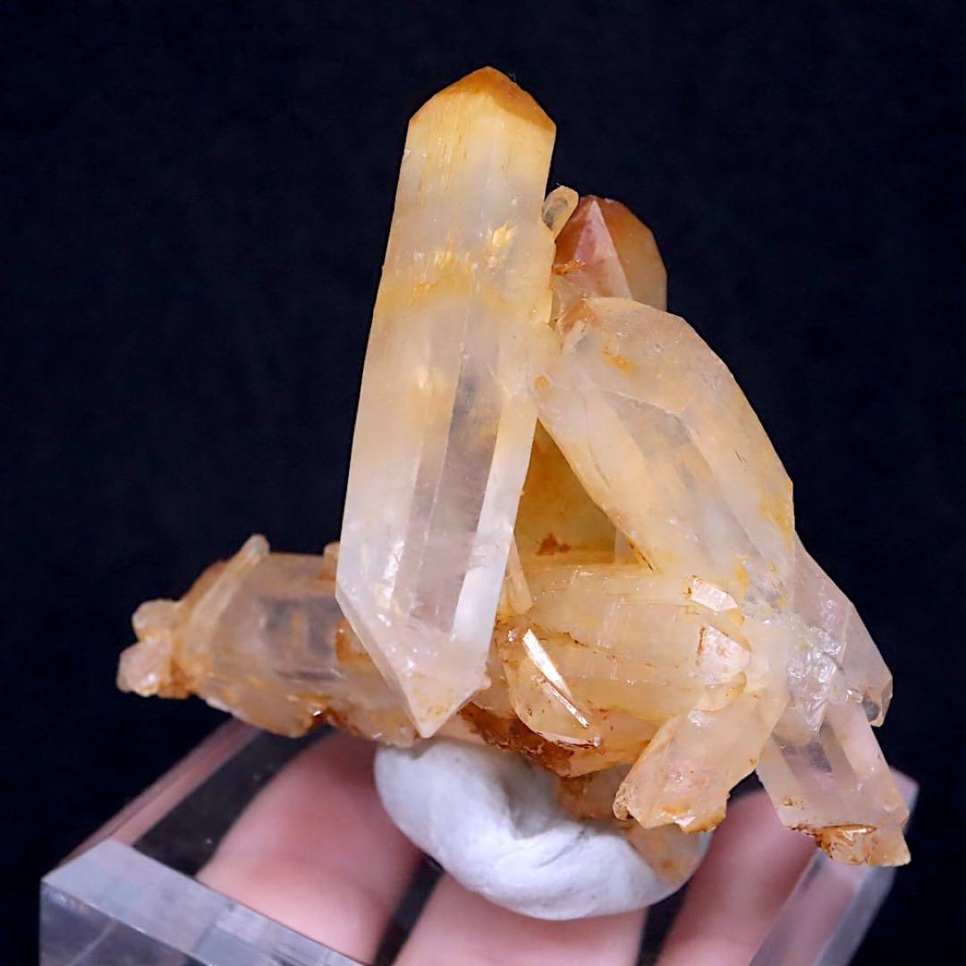 マンゴークォーツ ハロイサイト 水晶 46.5g MQ031 鉱物 天然石 原石