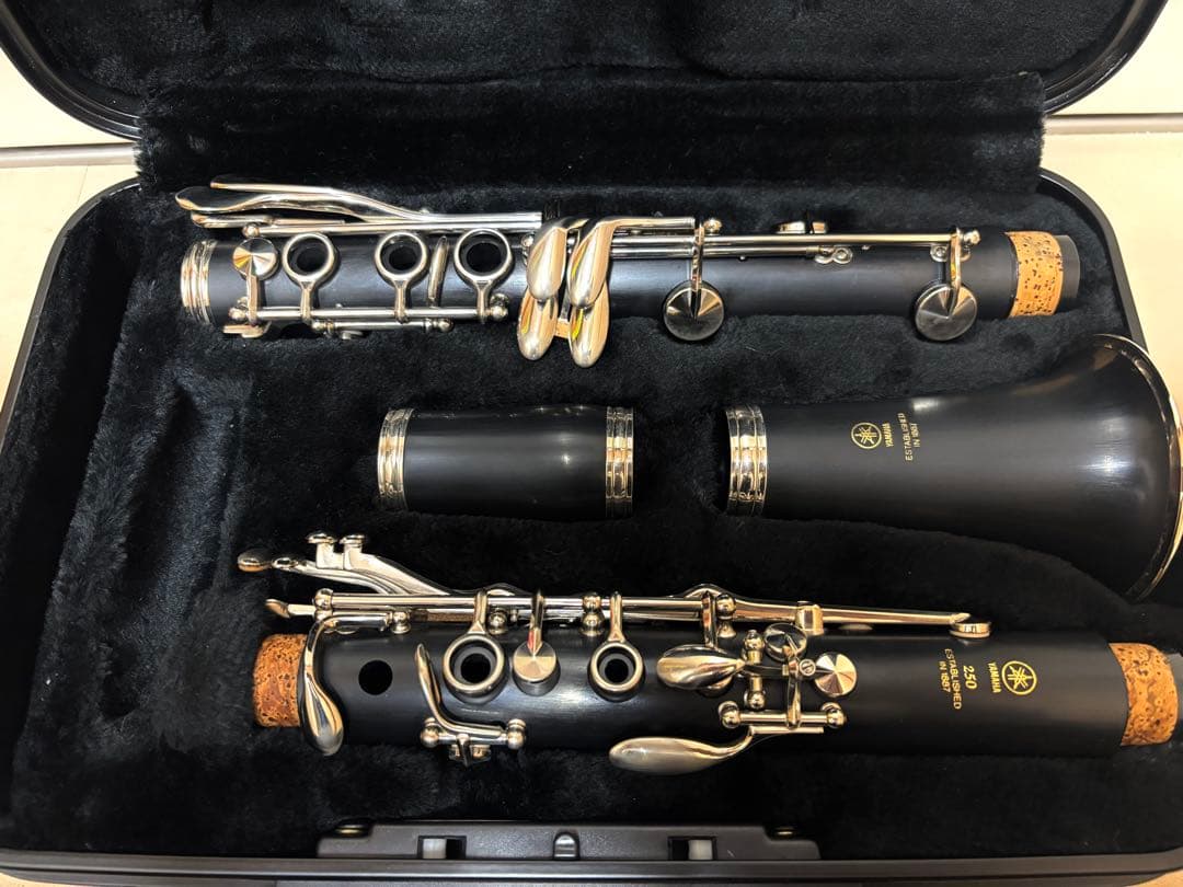 ◯ ヤマハYCL-250 クラリネット（プラ管）