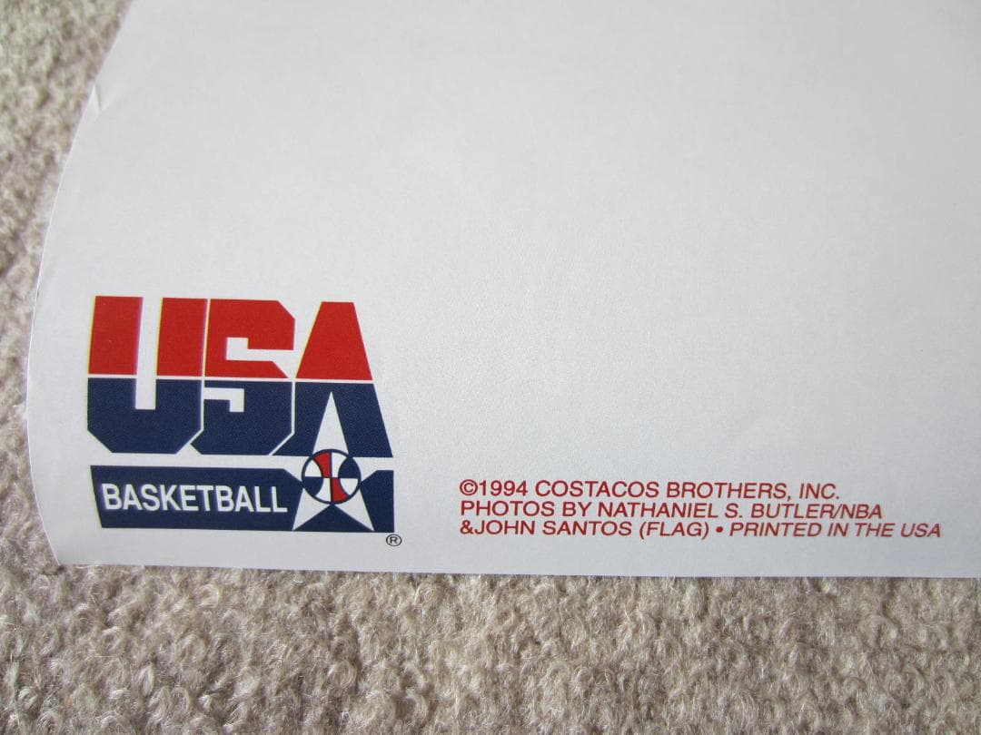 アロンゾ モーニング　ドリームチームポスター　ALONZO MOURNING