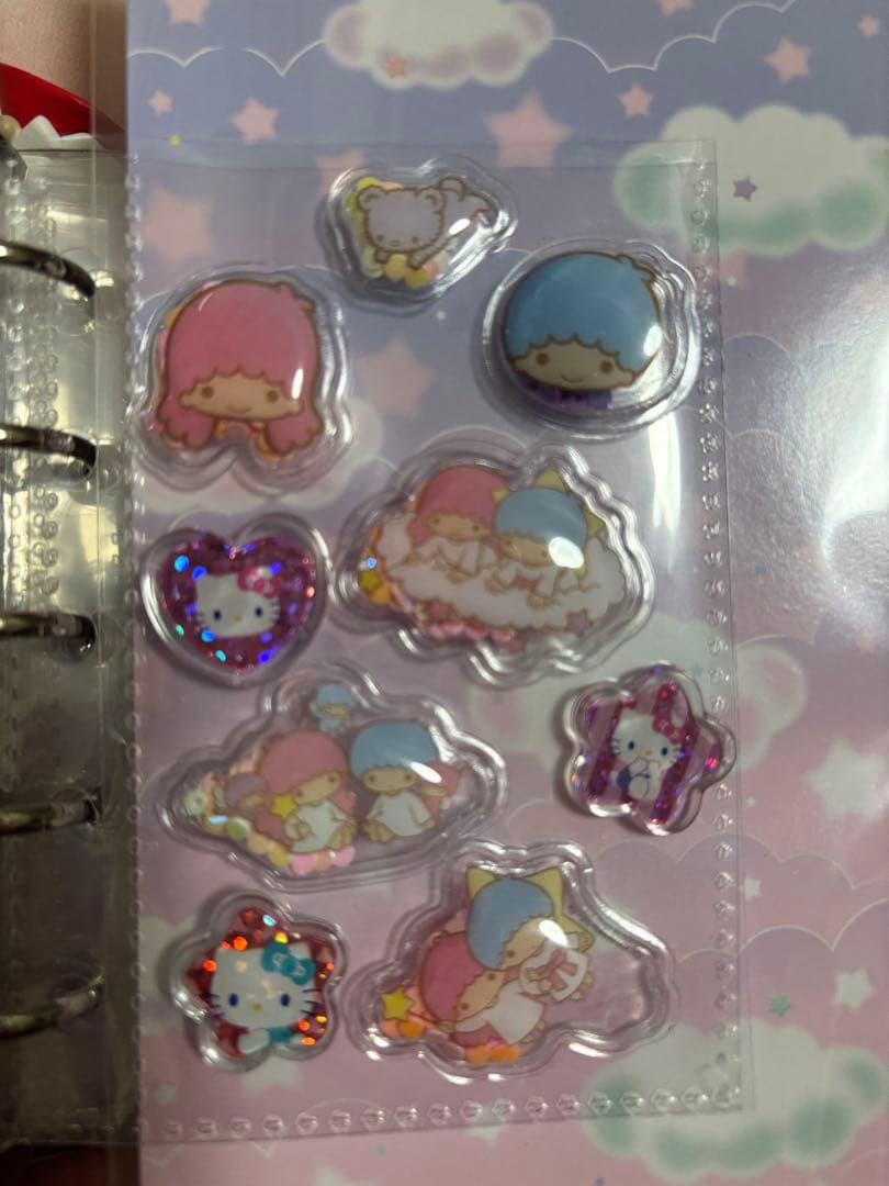 美品 シール帳 完成品 サンリオ ストーンシール ボンボンドロップシール2冊