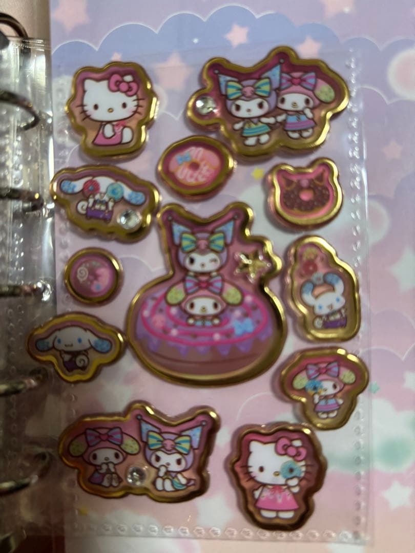 美品 シール帳 完成品 サンリオ ストーンシール ボンボンドロップシール2冊