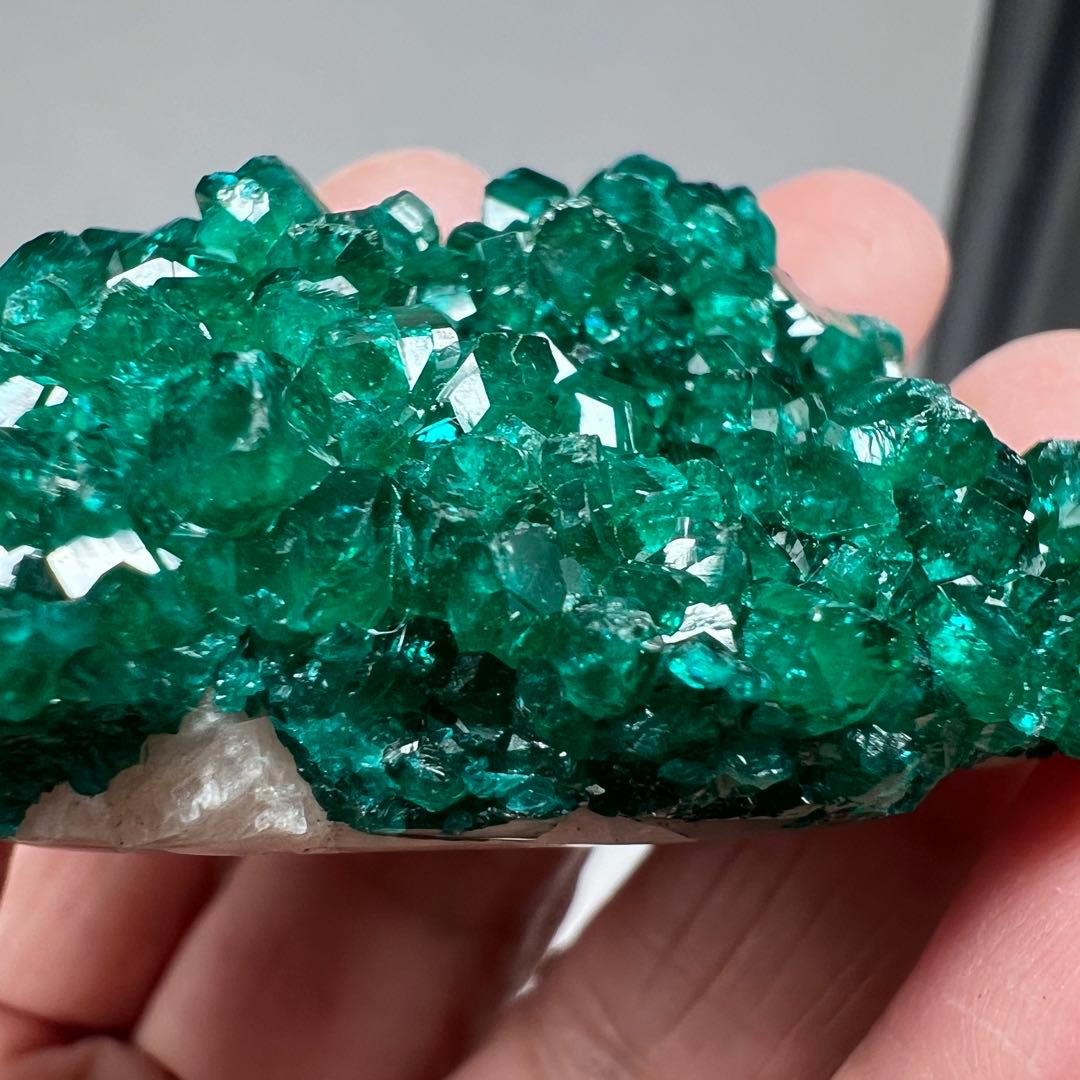 ダイオプテーズクラスター　翠銅鉱 43.5g