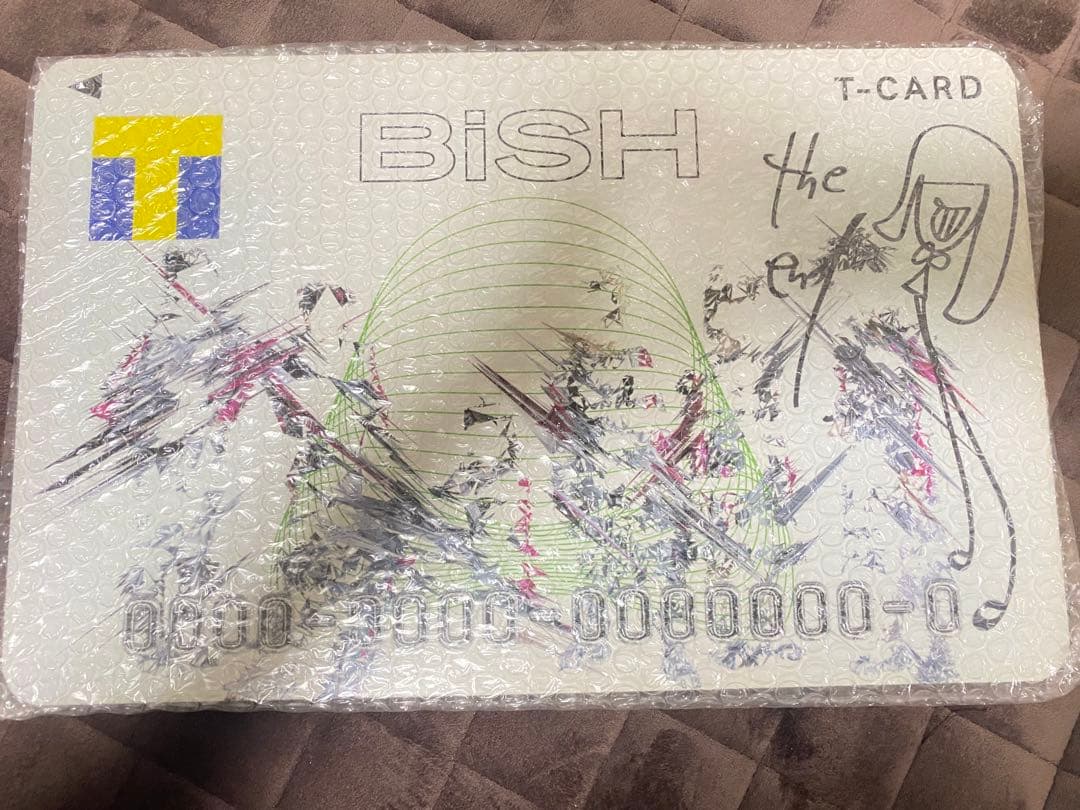 【激レア】BiSH Tカードパネル（2020ver.）サイン入り　アイナジエンド