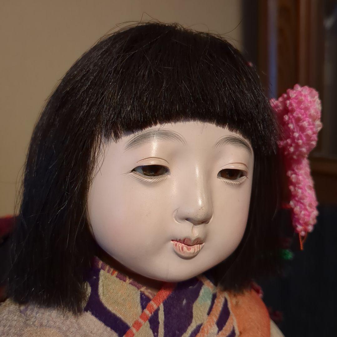 大難あり　銘あり　とても可愛らしい市松人形　12号