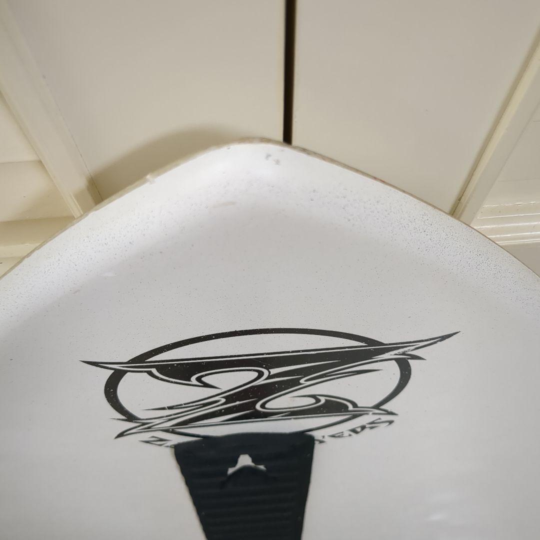 ザップ　スキムボード　サーフィン　デッキパッド　ホワイト